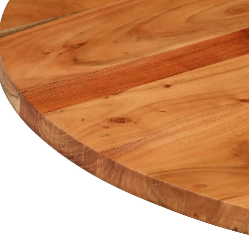 Table Top ��70x2.5 cm Round Solid Wood Acacia
