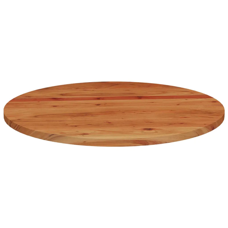 Table Top ��80x2.5 cm Round Solid Wood Acacia