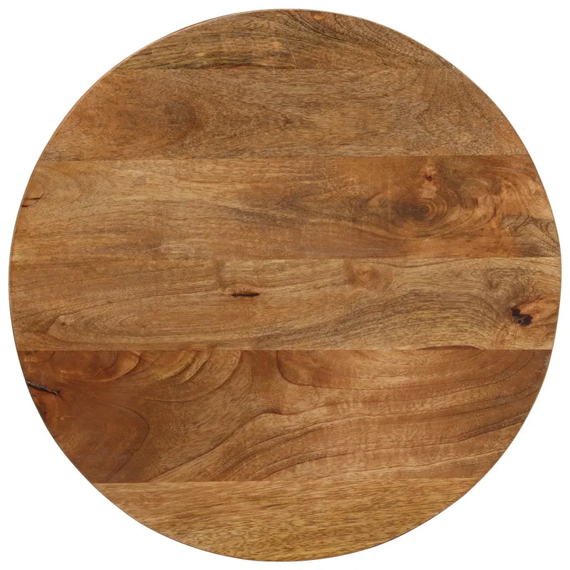 Table Top �� 60x3.8 cm Round Solid Wood Mango