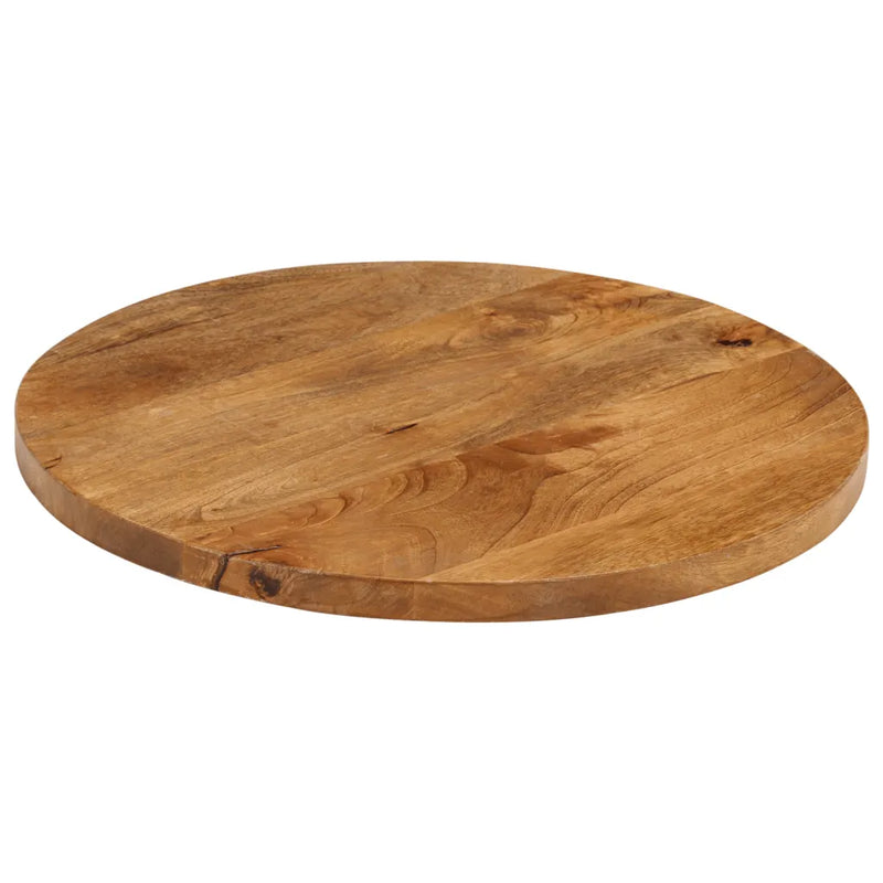 Table Top �� 60x3.8 cm Round Solid Wood Mango