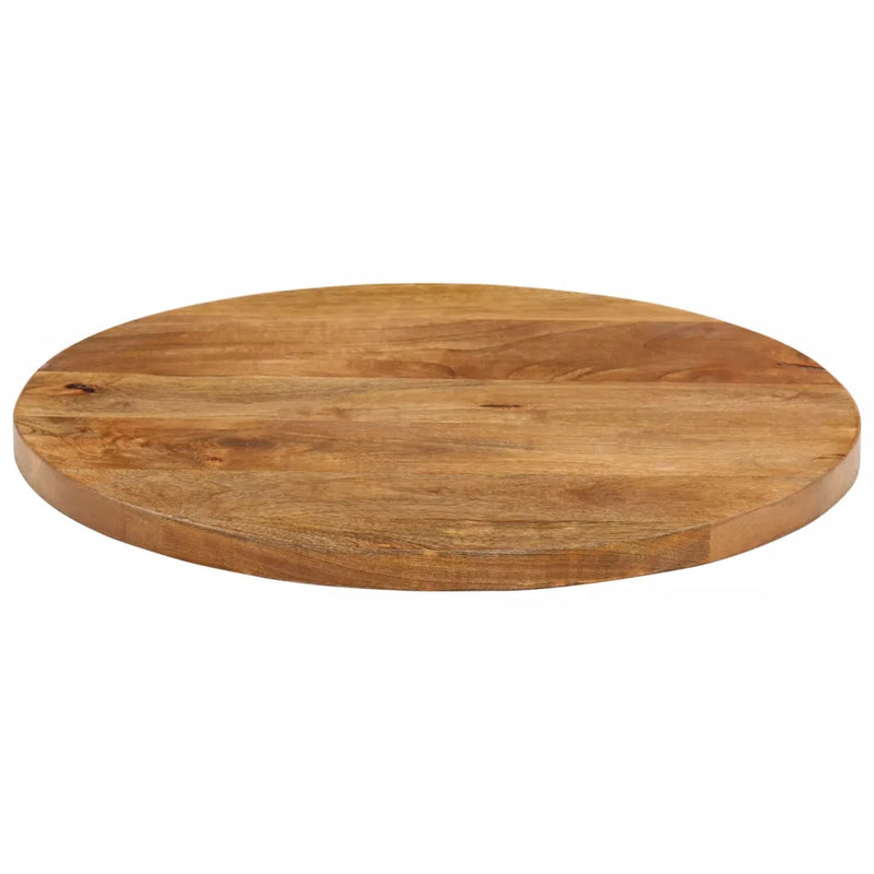 Table Top �� 60x3.8 cm Round Solid Wood Mango