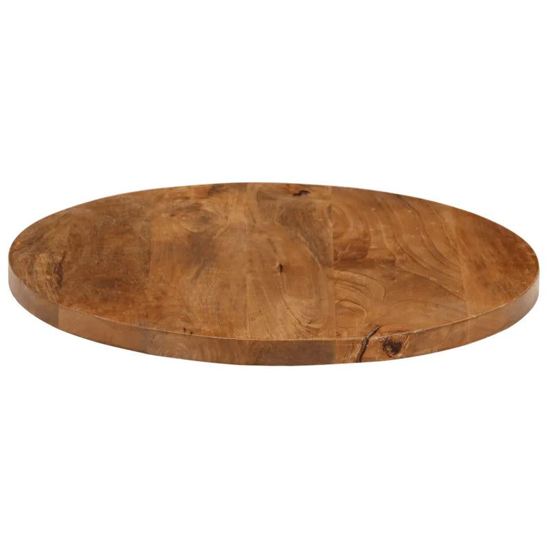 Table Top �� 60x3.8 cm Round Solid Wood Mango