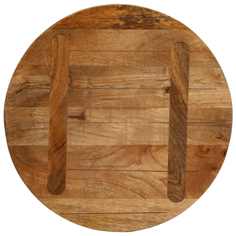 Table Top �� 60x3.8 cm Round Solid Wood Mango