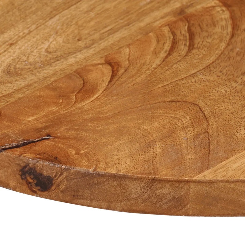 Table Top �� 60x3.8 cm Round Solid Wood Mango
