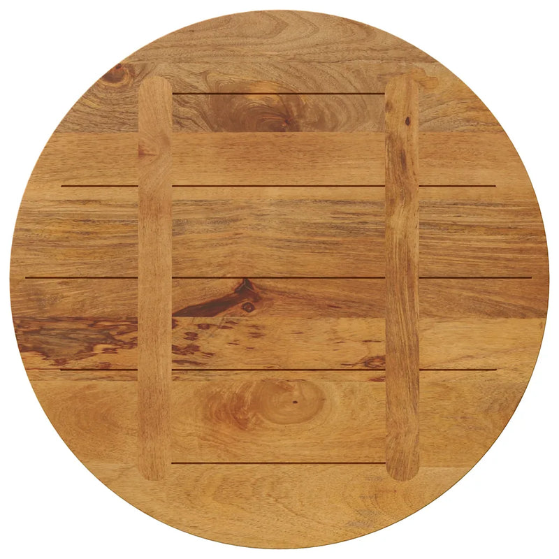 Table Top �� 70x2.5 cm Round Solid Wood Mango