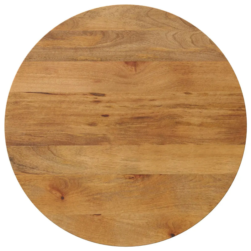 Table Top �� 80x2.5 cm Round Solid Wood Mango