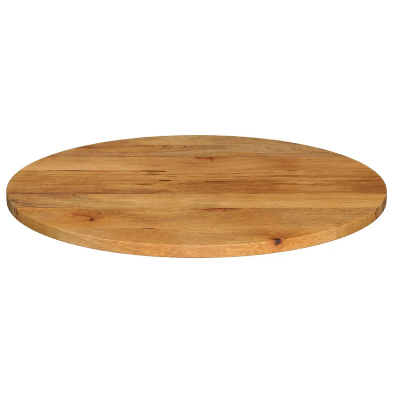 Table Top �� 90x2.5 cm Round Solid Wood Mango
