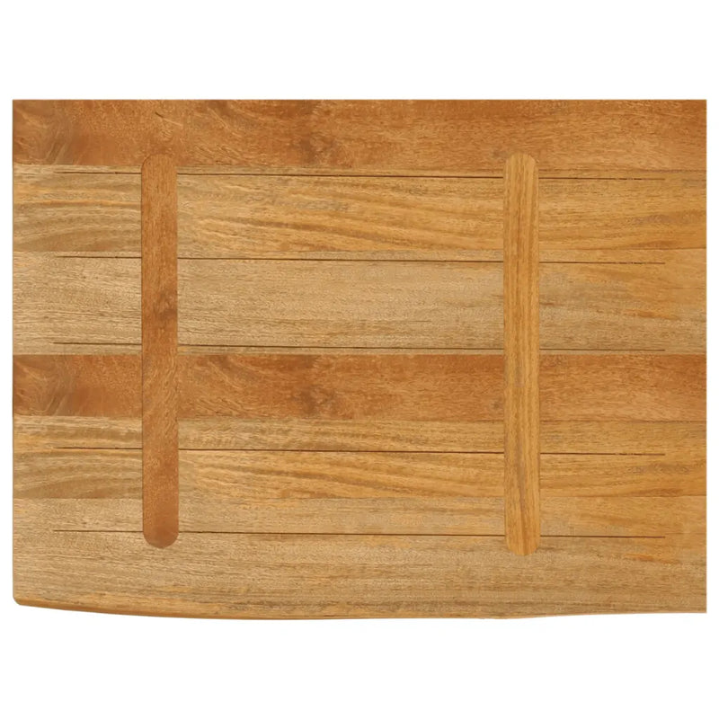 Table Top Live Edge 80x60x2.5 cm Solid Wood Mango