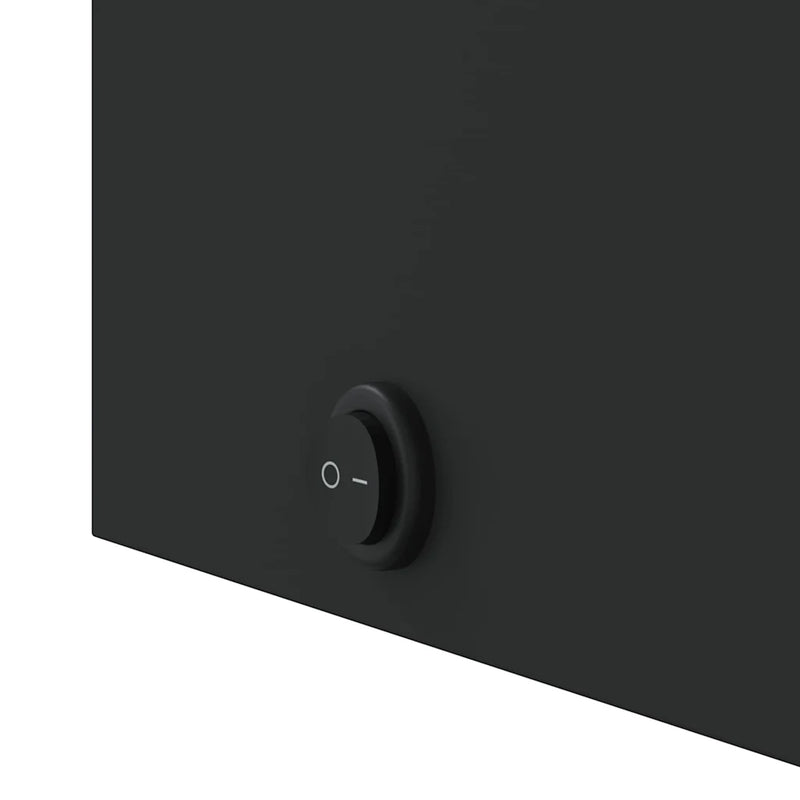 Bathroom Mirror Cabinet with LED Light Arched Black 42x13x70 cm