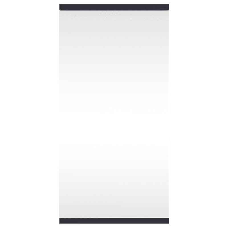 Corner Bathroom Mirror Cabinet Grey 30x24x60 cm