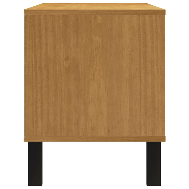vidaXL TV Cabinet FLAM 110x40x50 cm Solid Wood Pine