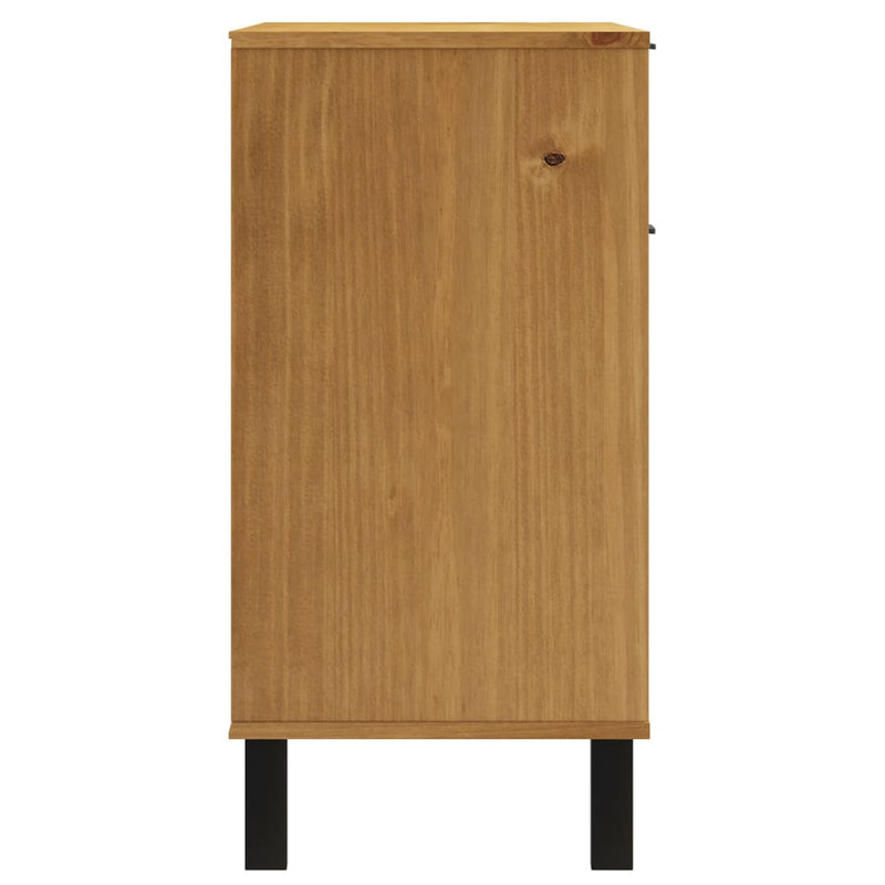 vidaXL Sideboard FLAM 80x40x80 cm Solid Wood Pine