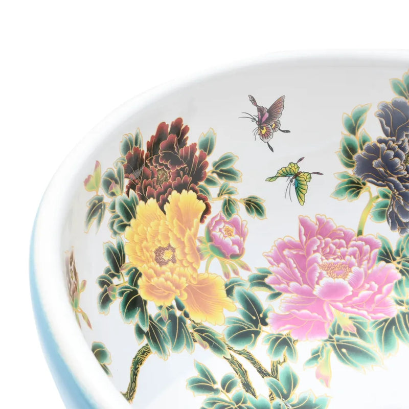 Countertop Basin Multicolour Round ��41x14 cm Ceramic
