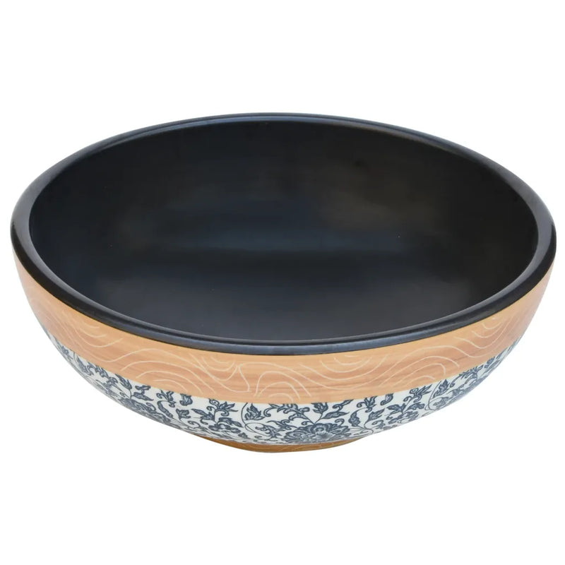 Countertop Basin Multicolour Round ��41x14 cm Ceramic