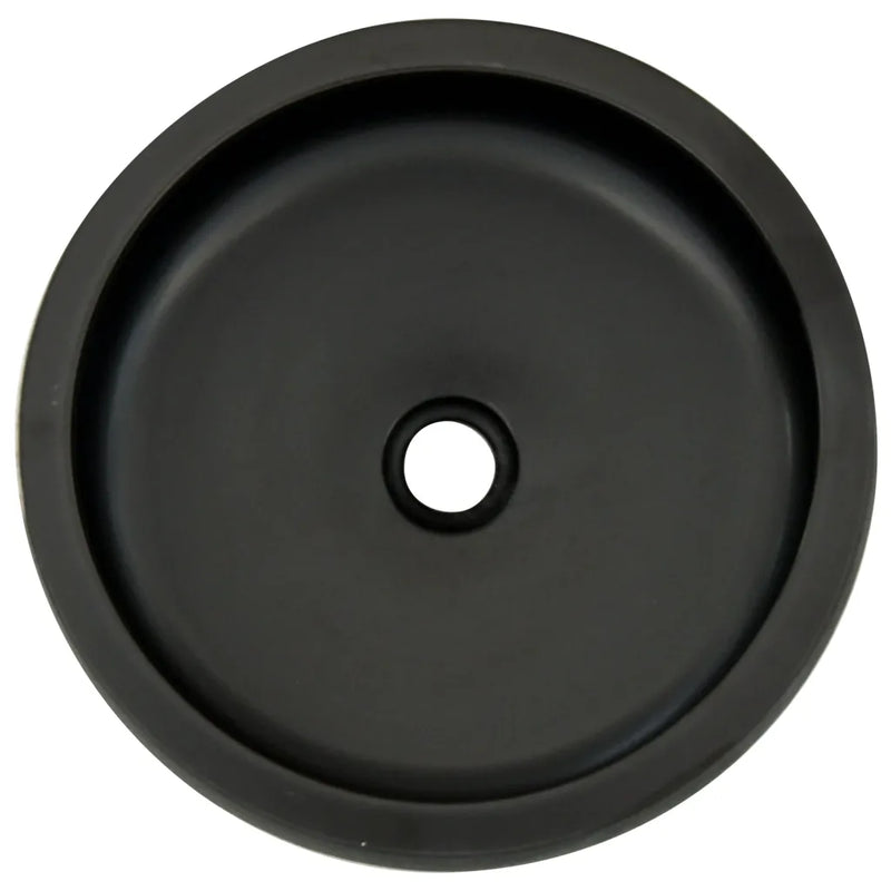 Countertop Basin Black and Brown Round ��41x14 cm Ceramic