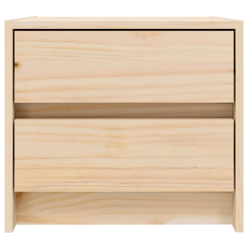 vidaXL Bedside Cabinet 40x31x35.5 cm Solid Wood Pine
