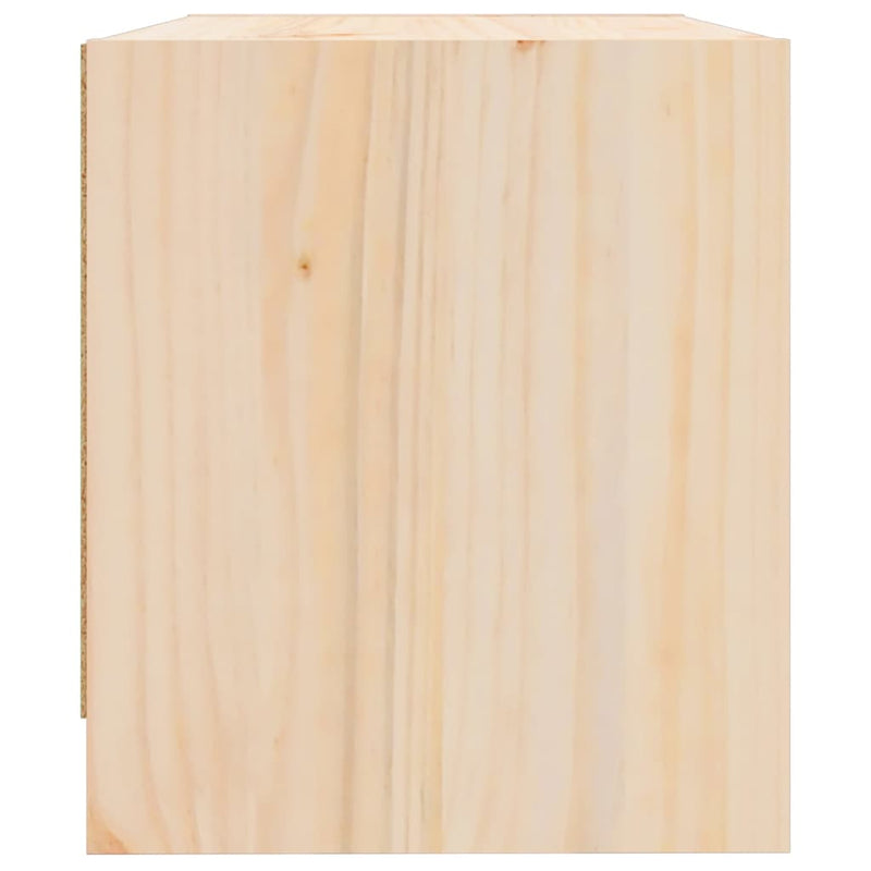 vidaXL Bedside Cabinet 40x31x35.5 cm Solid Wood Pine