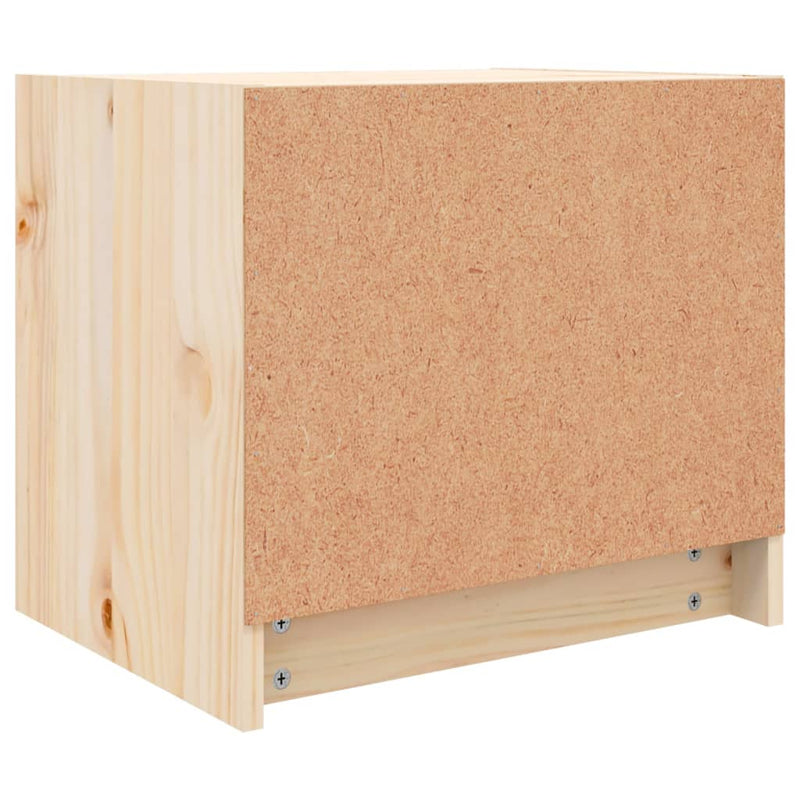 vidaXL Bedside Cabinet 40x31x35.5 cm Solid Wood Pine