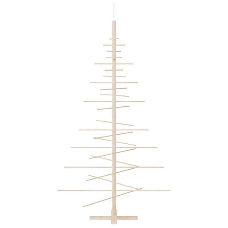 vidaXL Wooden Christmas Tree for Decoration 180 cm Solid Wood Pine