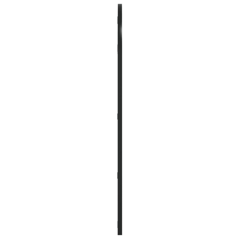 vidaXL Wall Mirror Black 40x80 cm Arch Iron