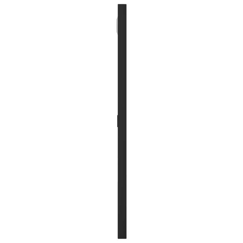 vidaXL Wall Mirror Black 40x40 cm Square Iron