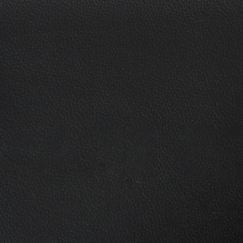 2-Seater Sofa Black 120 cm Faux Leather