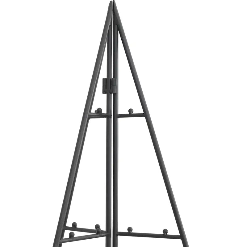 Metal Christmas Tree for Decoration Black 180 cm
