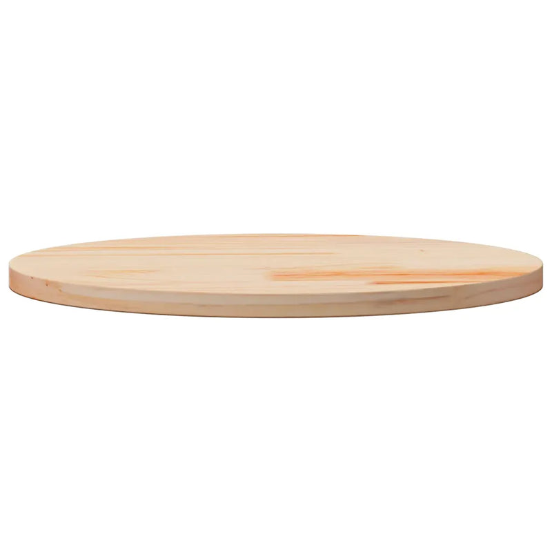 Table Top Round ��60x3 cm Solid Wood Pine