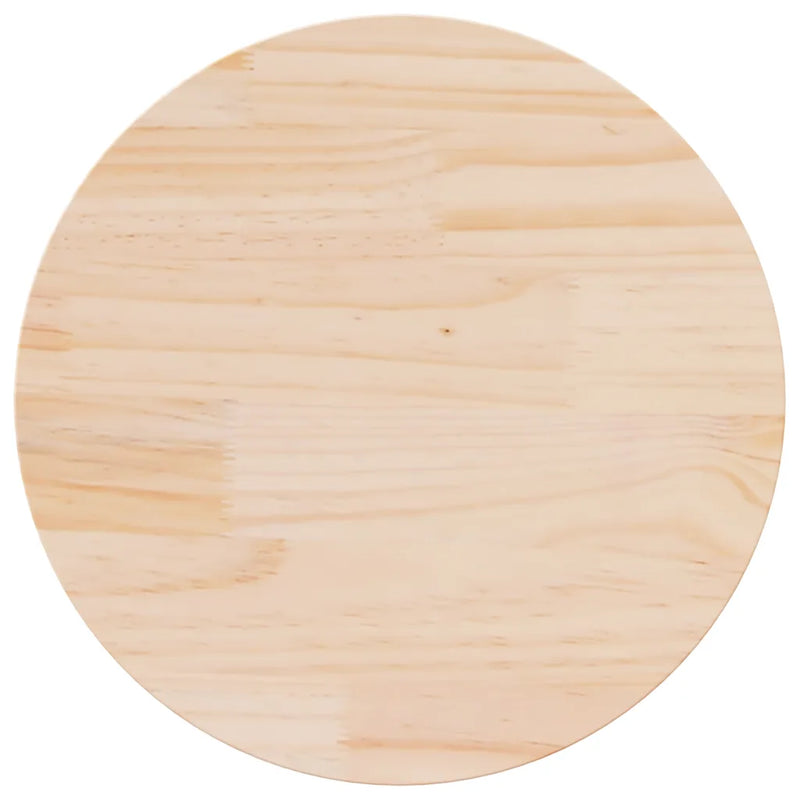 Table Top Round ��70x3 cm Solid Wood Pine