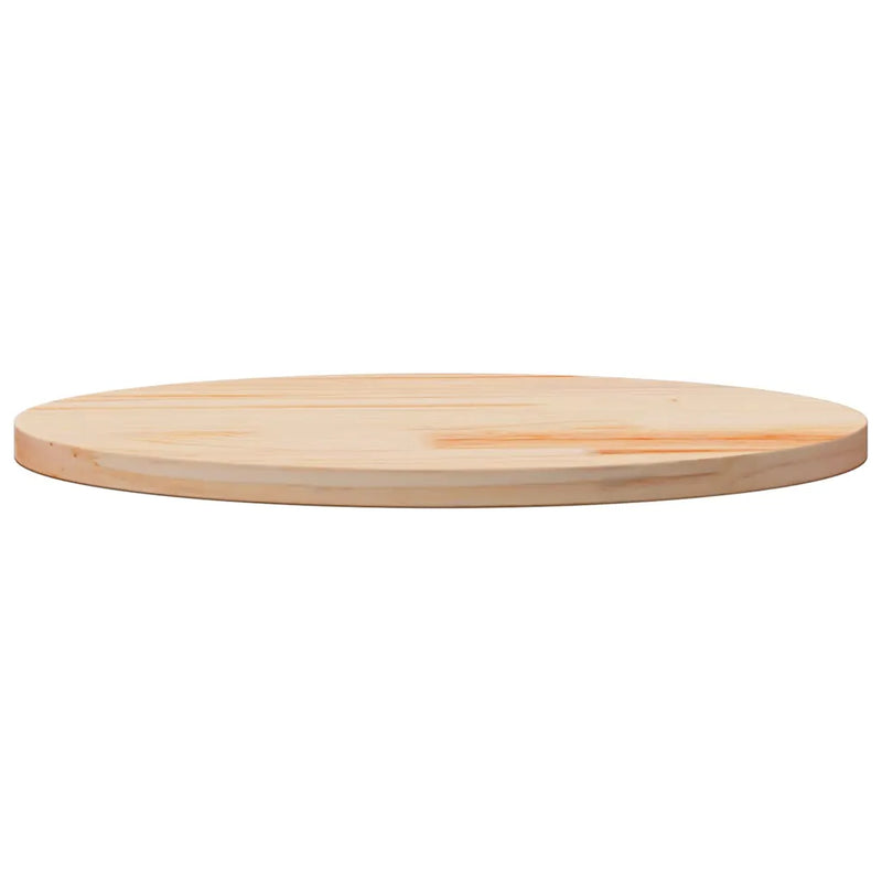 Table Top Round ��70x3 cm Solid Wood Pine