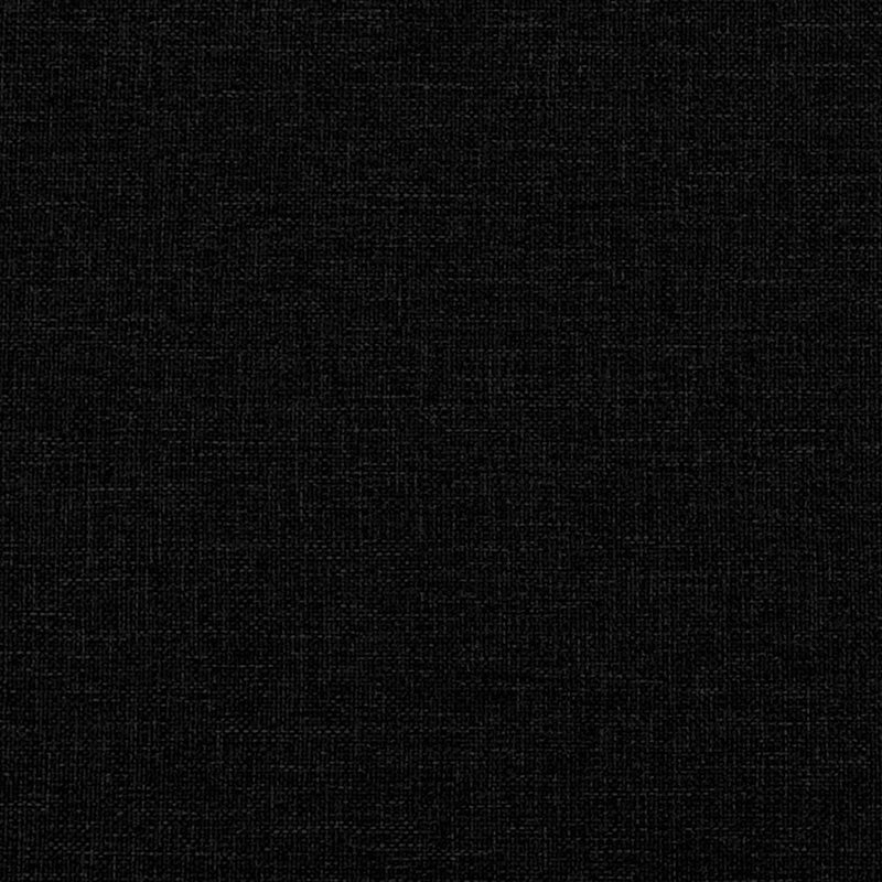 2-Seater Sofa Black 120 cm Fabric
