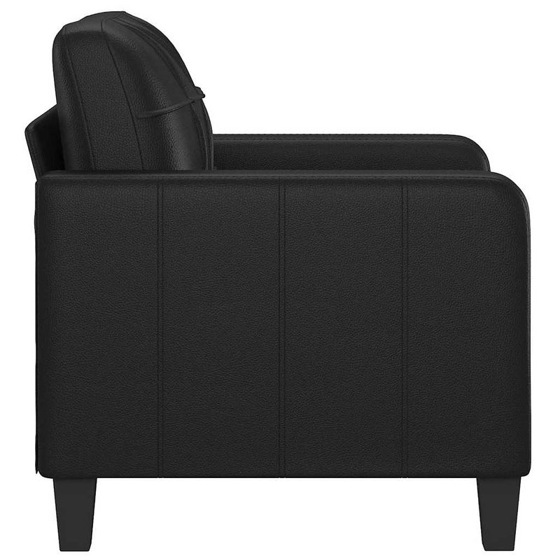 vidaXL Sofa Chair Black 60 cm Faux Leather
