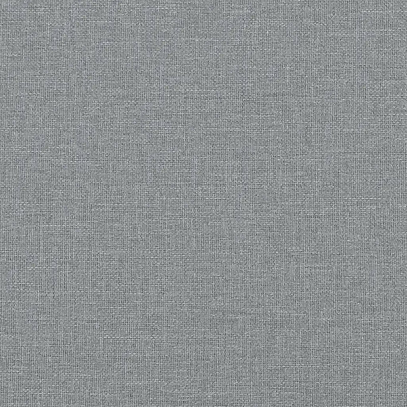 2-Seater Sofa Light Grey 140 cm Fabric