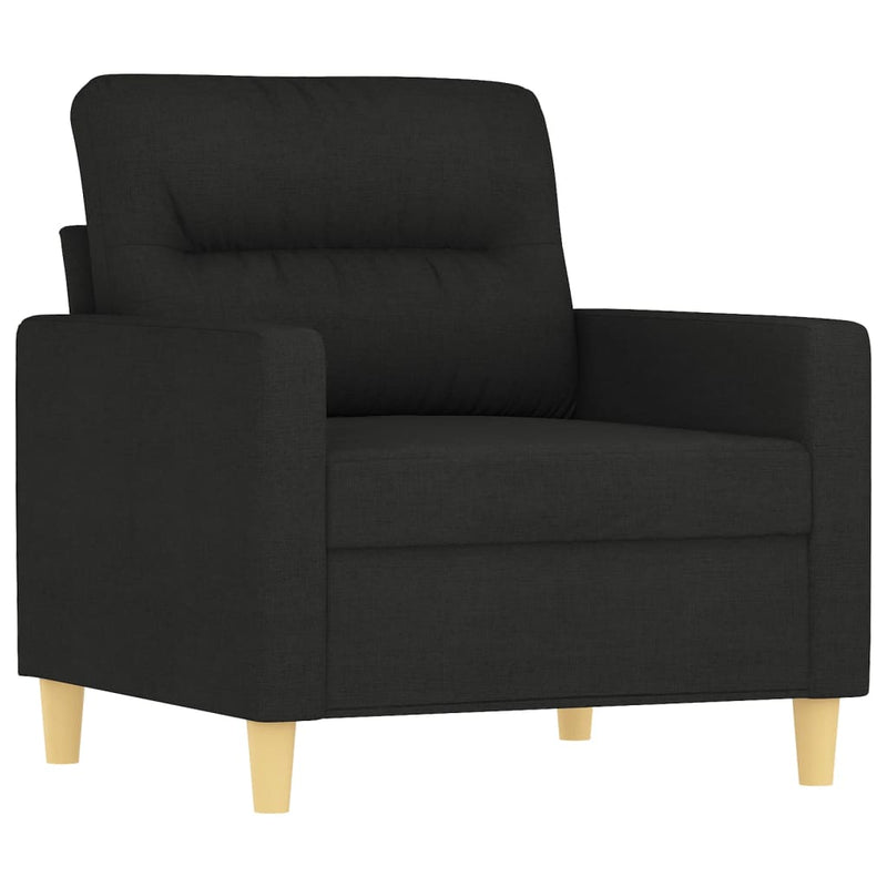 Sofa Chair Black 60 cm Fabric