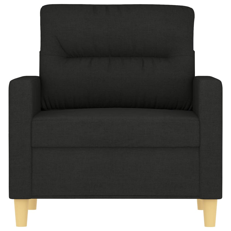 Sofa Chair Black 60 cm Fabric