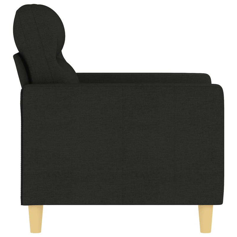 Sofa Chair Black 60 cm Fabric