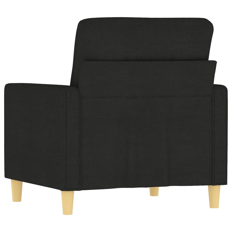 Sofa Chair Black 60 cm Fabric