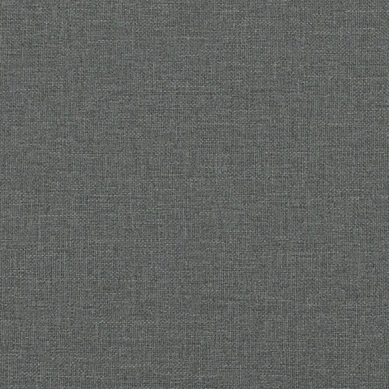 2-Seater Sofa Dark Grey 120 cm Fabric