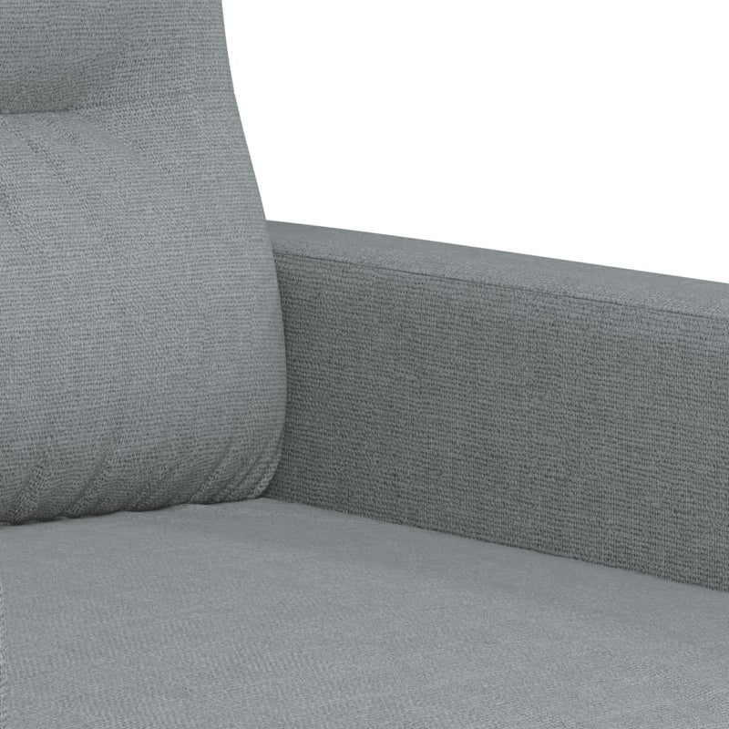 vidaXL 2-Seater Sofa Light Grey 140 cm Fabric