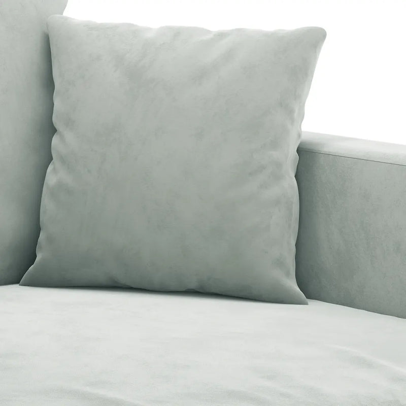 Sofa Chair Light Grey 60 cm Velvet