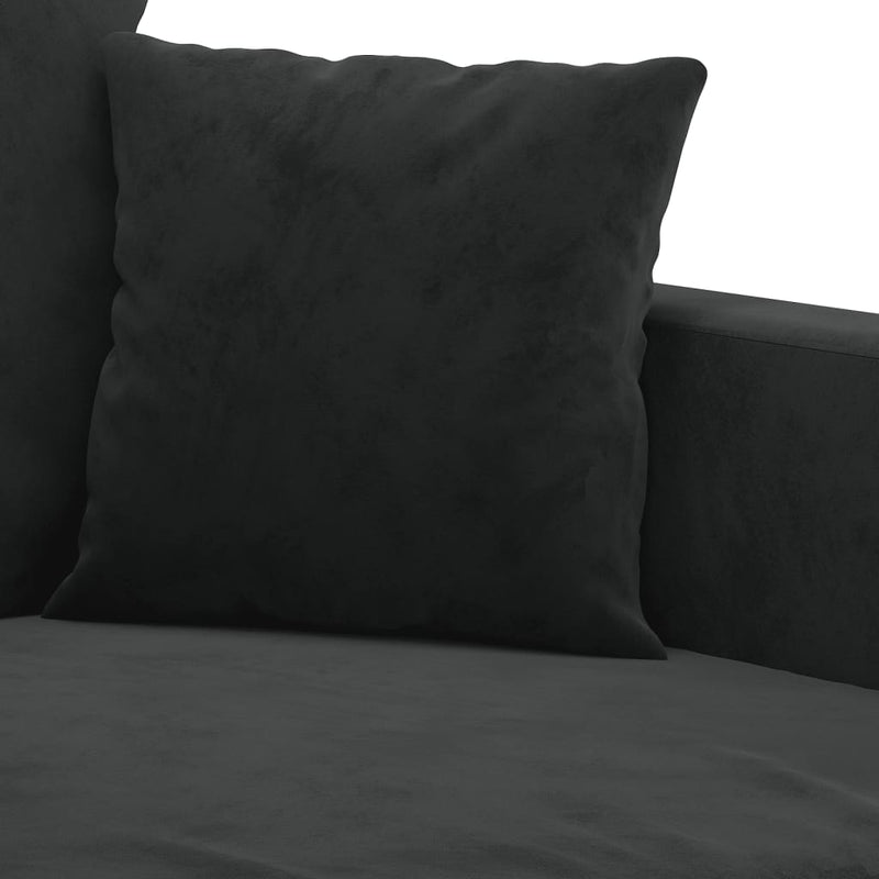 vidaXL Sofa Chair Black 60 cm Velvet