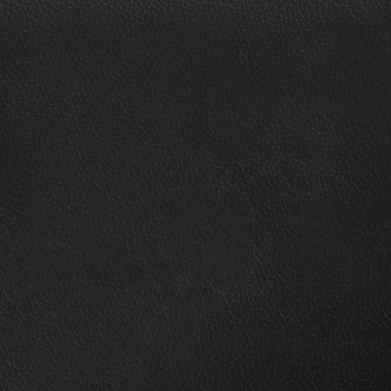 2-Seater Sofa Black 120 cm Faux Leather