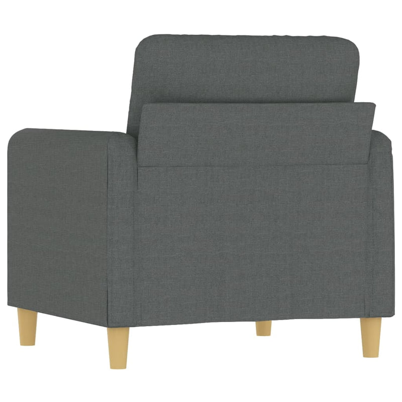 vidaXL Sofa Chair Dark Grey 60 cm Fabric