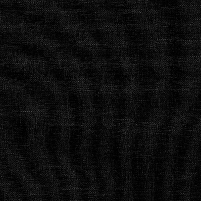 2-Seater Sofa Black 120 cm Fabric