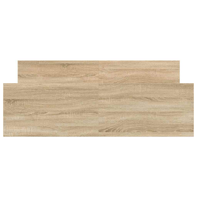 vidaXL Bed Frame without Mattress Sonoma Oak 150x200 cm