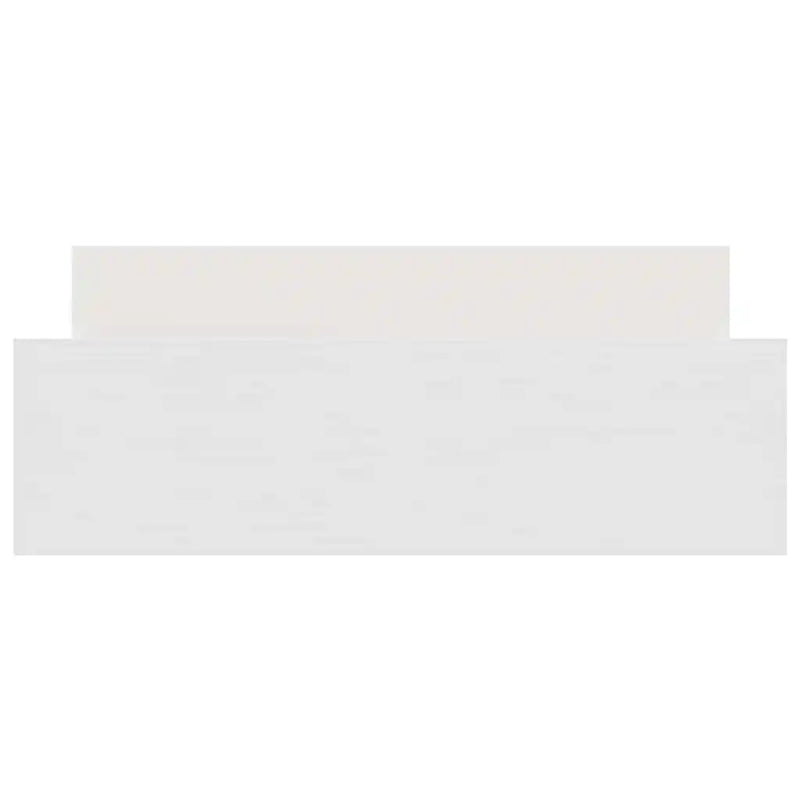 Bed Frame without Mattress White 135x190 cm