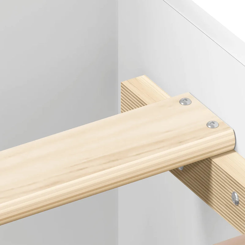 Bed Frame without Mattress White 135x190 cm