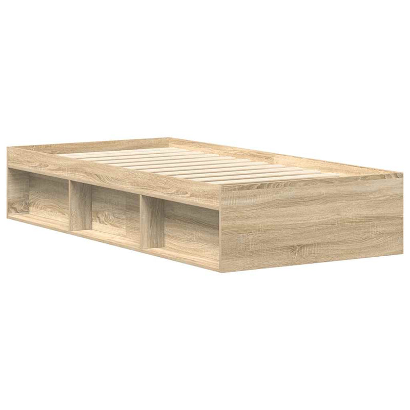 vidaXL Bed Frame without Mattress Sonoma Oak 90x190 cm