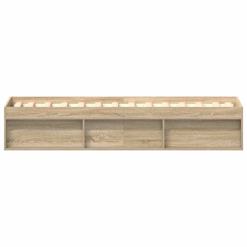 vidaXL Bed Frame without Mattress Sonoma Oak 90x190 cm