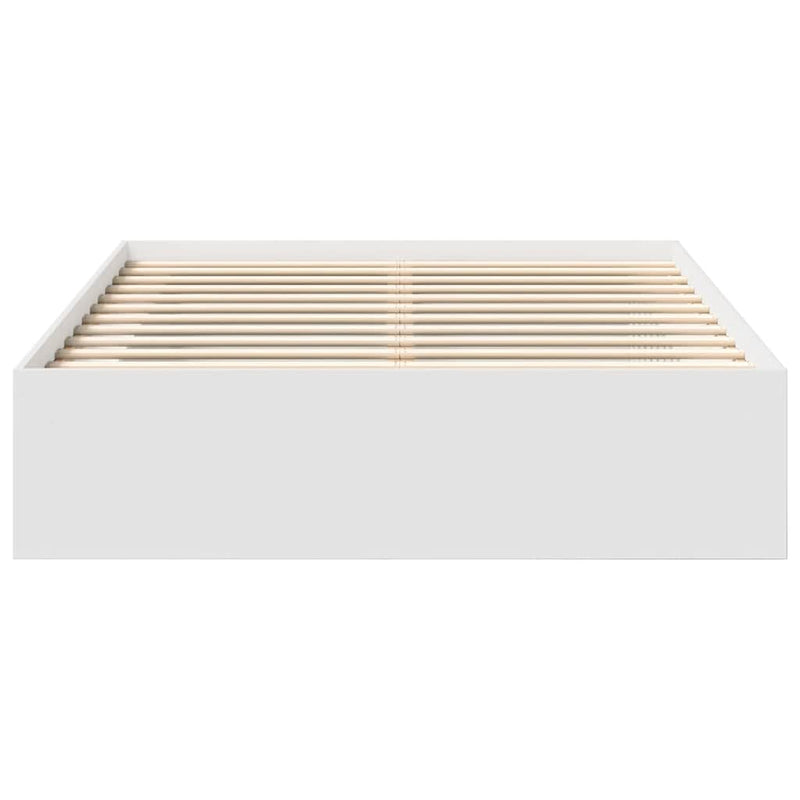 vidaXL Bed Frame without Mattress White 150x200 cm